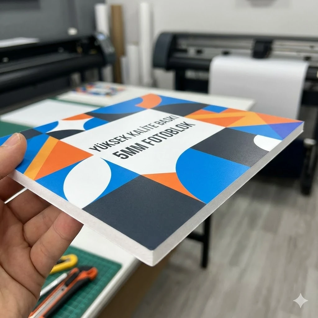 5mm Fotoblok (Kartfix) Dijital Baskı